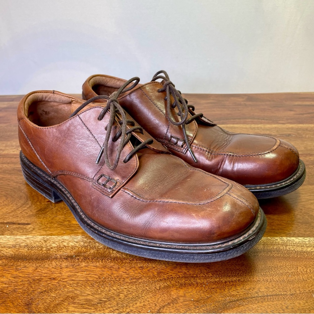 Florsheim 11 Leather Oxford Dress Shoes 11149–03 Brown Laces